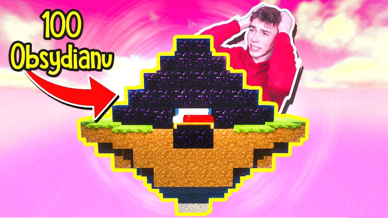 WOJAN vs 100 OBSYDIANU na BED WARS CHALLENGE! / Wojan, Abra