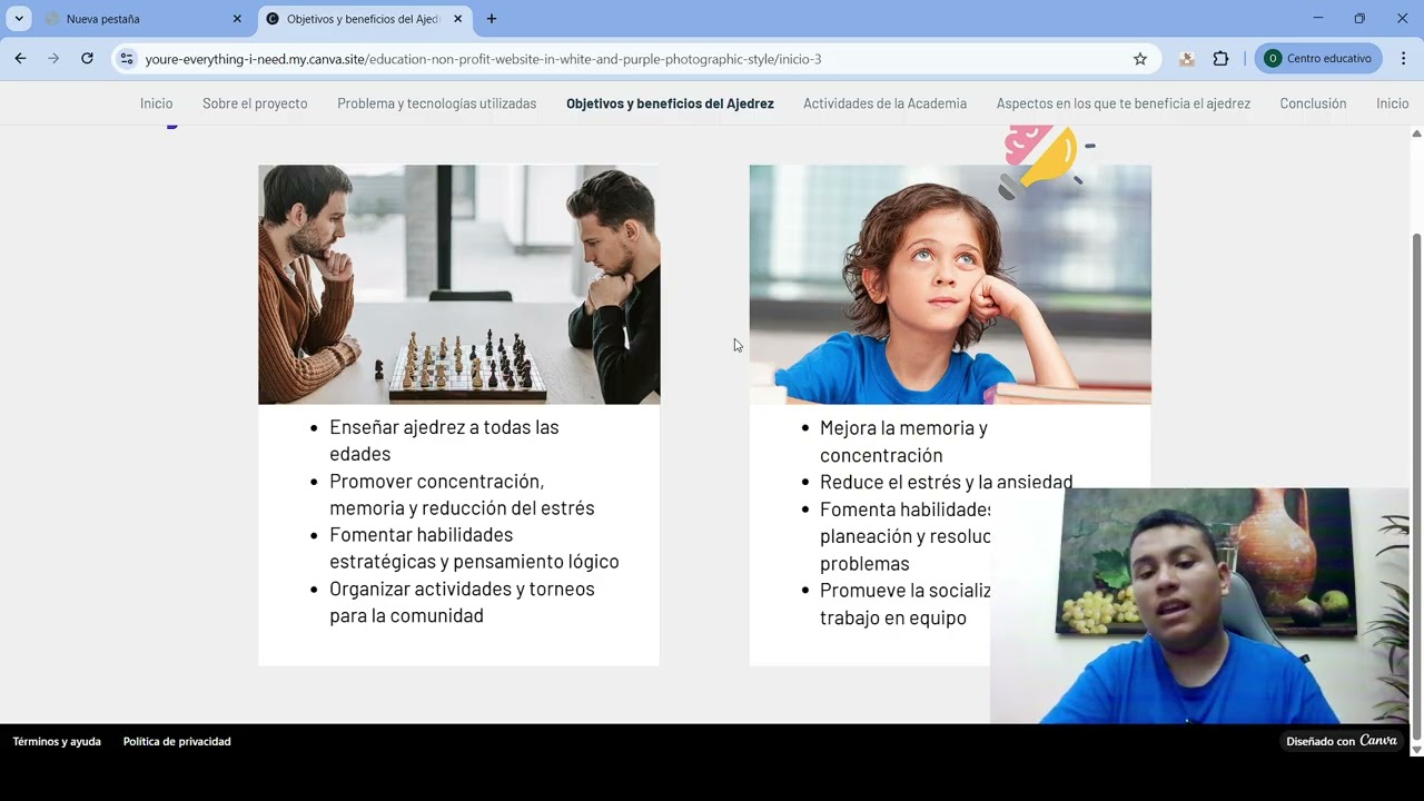 Fase 7 del Módulo 23 Presentación de mi proyecto en una página web