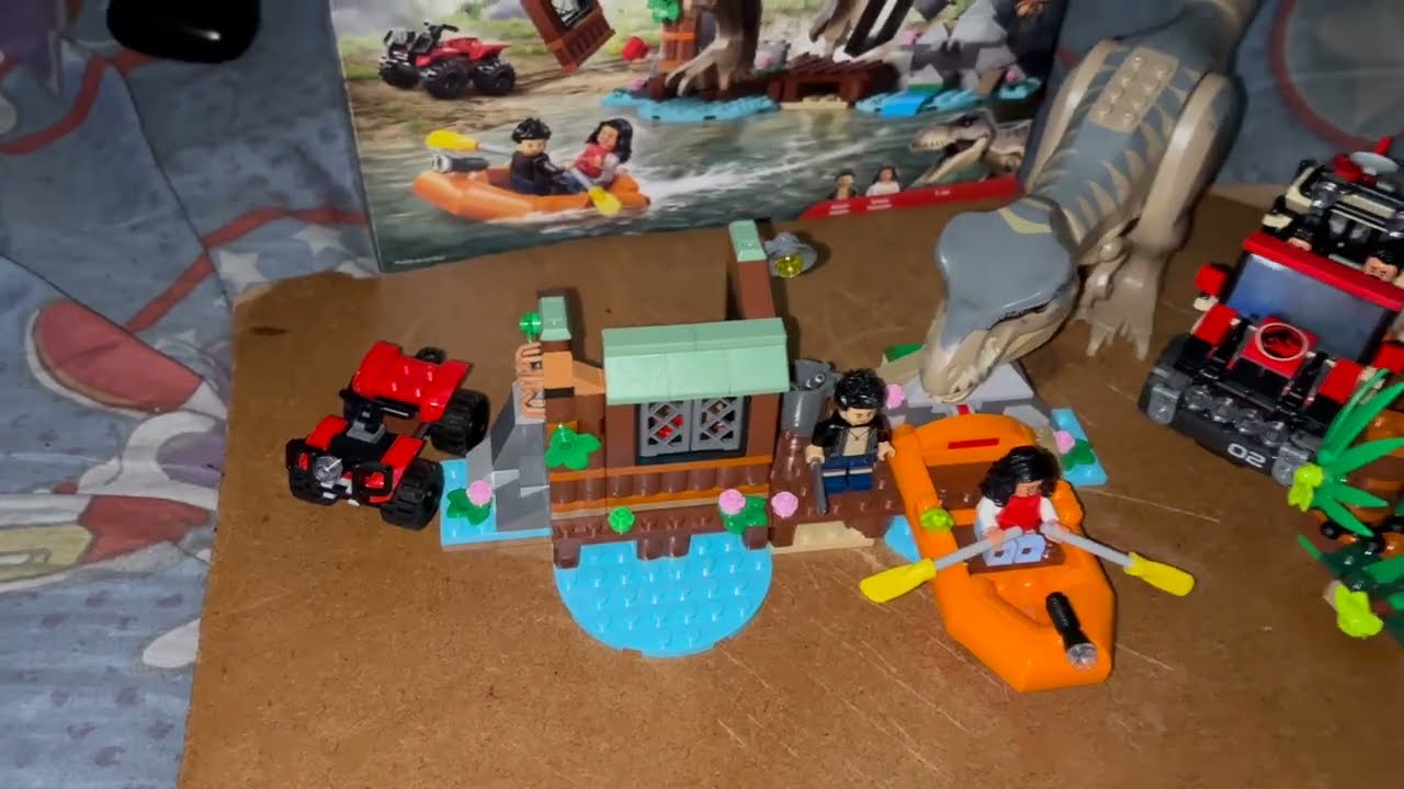 Review Lego Jurassic World 76975 T- Rex River Escape