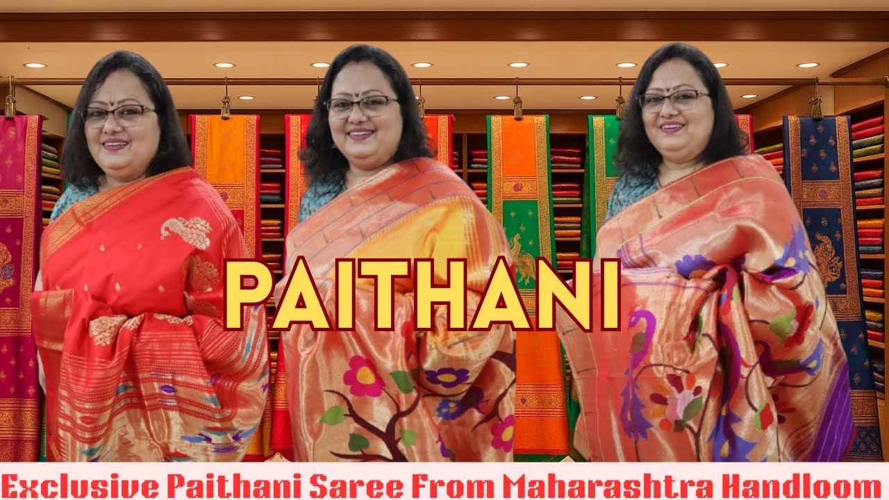 WEMCOTEX - Exclusive Traditional Paithani Saree From Maharashtra Handloom ।।