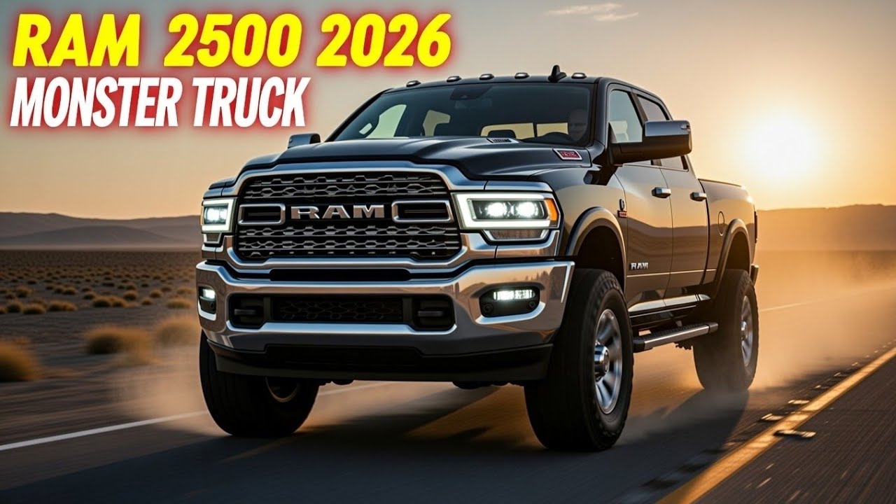 2026 Dodge RAM 2500 Revealed – Massive Power, Diesel Torque, Luxury Interior & Next-Gen Heavy Truck