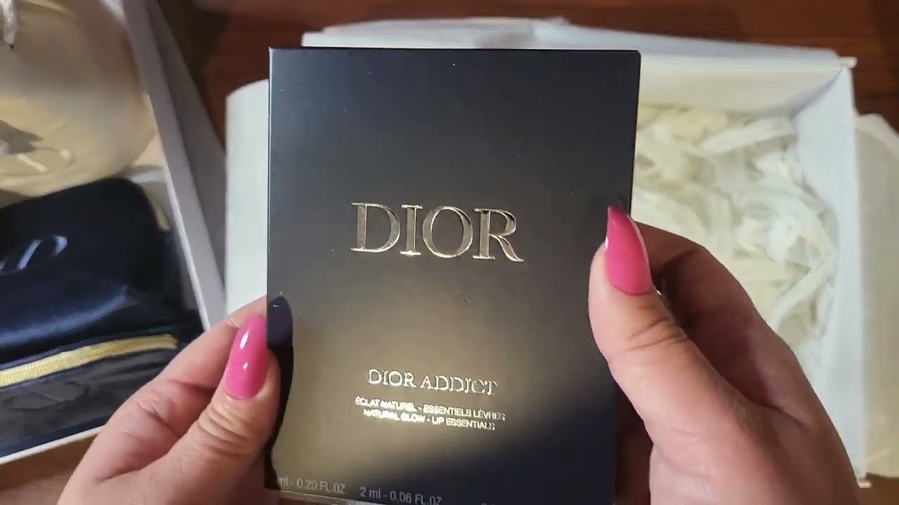 Dior beauty unboxing gift with purchase