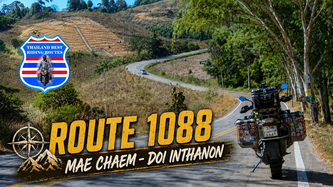 🇹🇭 Route 1088 | Mae Chaem | Chiang Mai | BMW R1200GS Adv