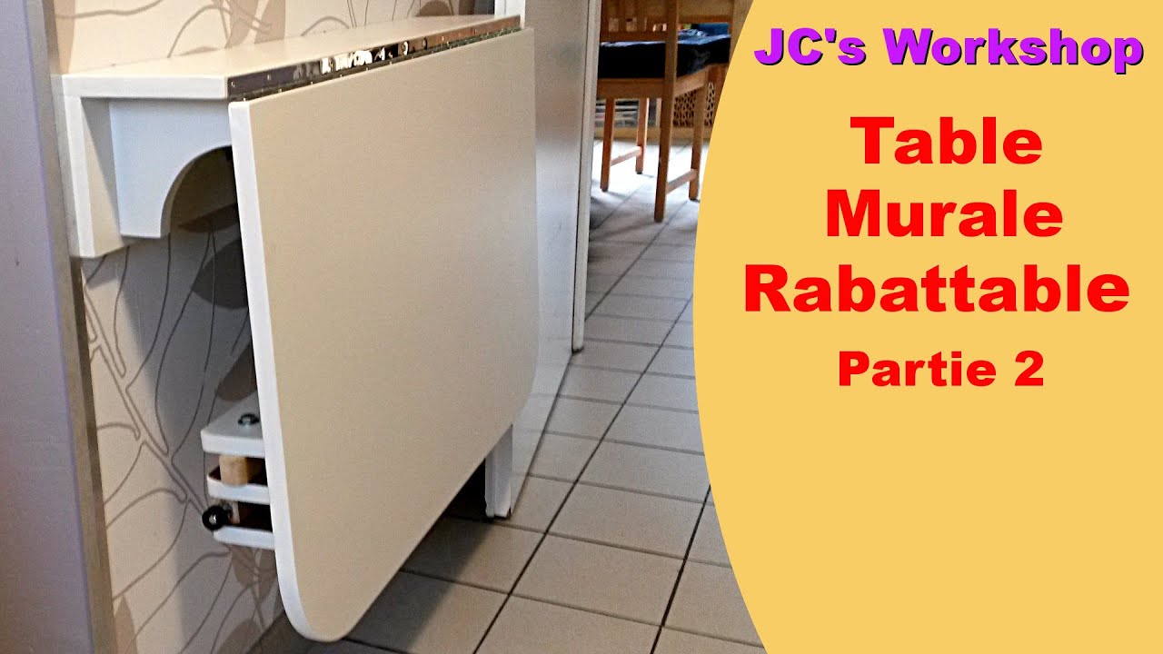 Comment faire une table de cuisine murale rabattable 2/2 - Travail du bois - #4