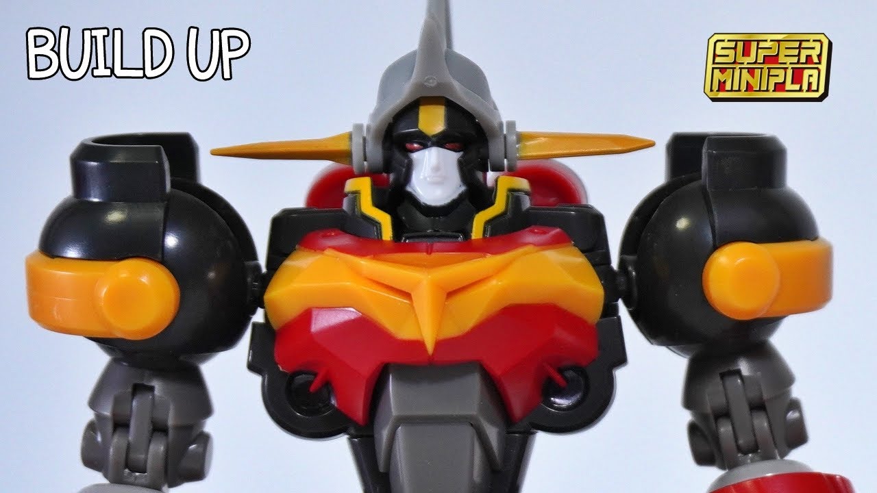 【BUILD】 Super Mini-Pla GEAR Fighter Dendoh - Oger & Data Weapon Set  Assembly