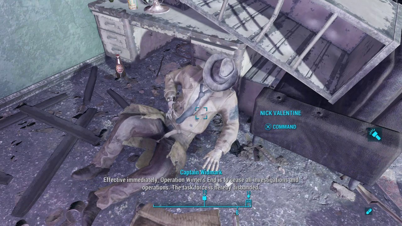 Nick Valentine, drama queen