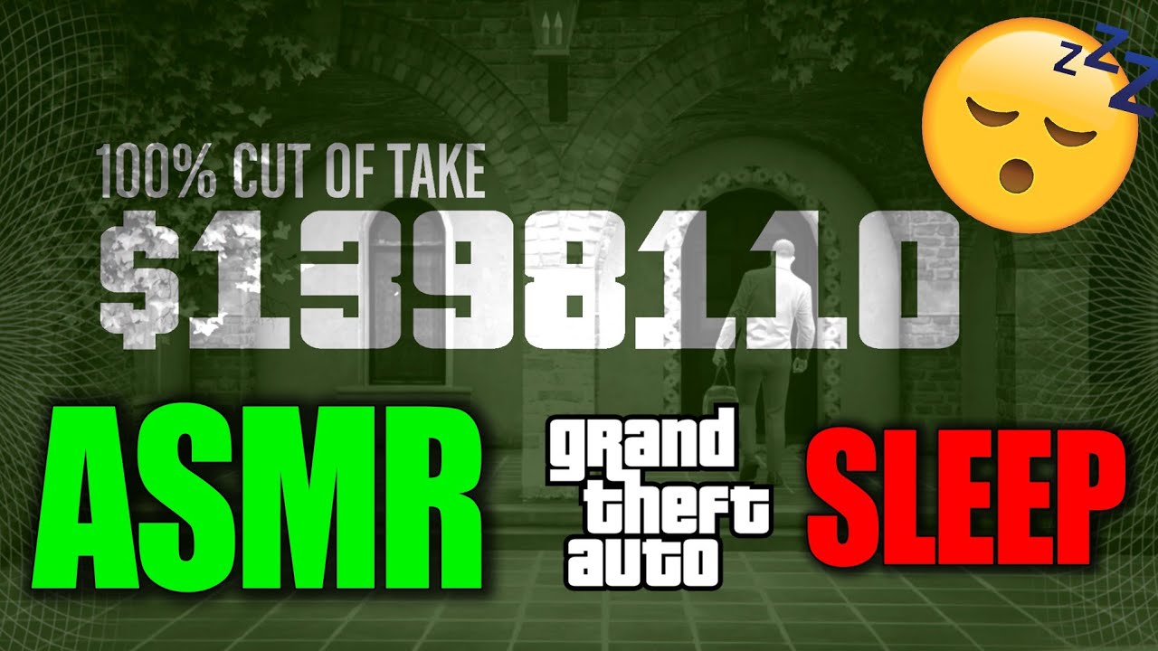 ASMR | GTA Расслабляет вас до самого сна с помощью озвучки ограблений 😴