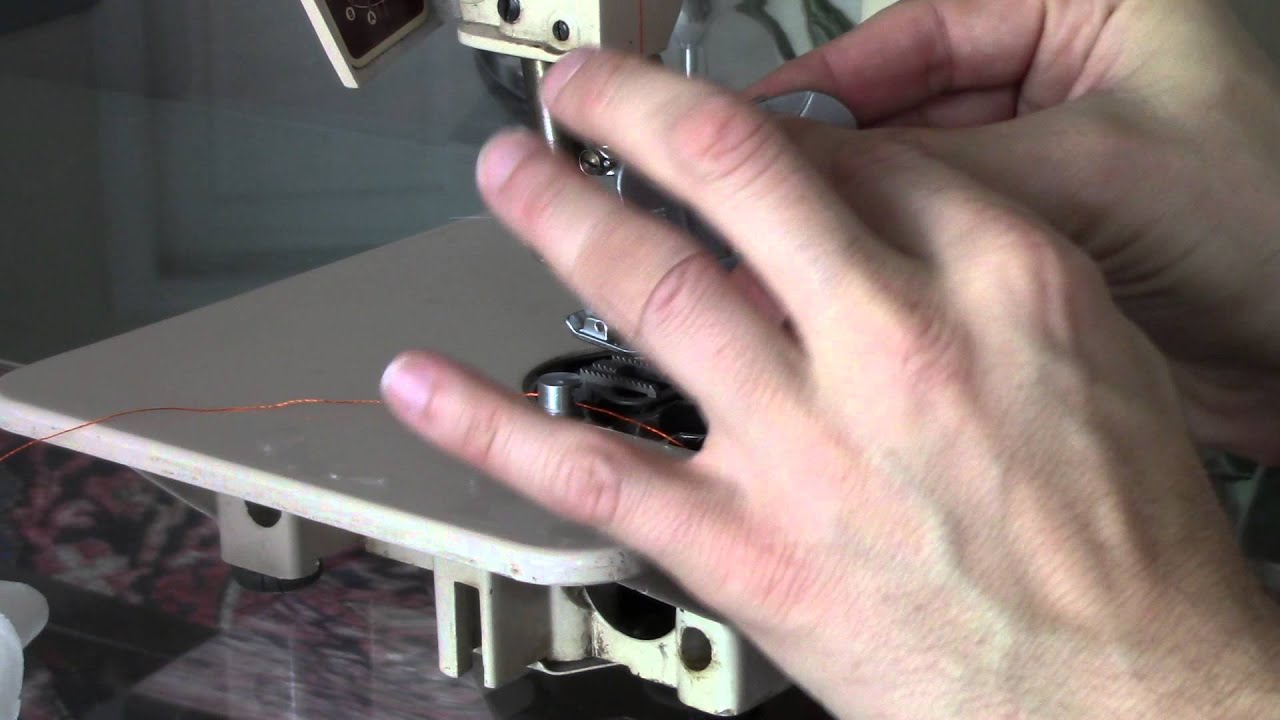Singer 411G threading for chainstitch