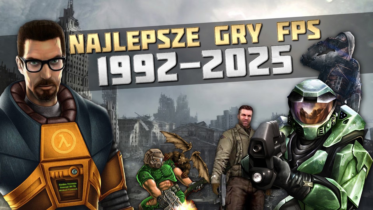Najlepsze gry FPS każdego roku 1992-2025