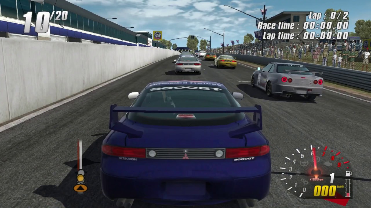 TOCA Race Driver 2 - Mitsubishi 3000 GT (Mount Panorama Bathurst) Gameplay 1080p