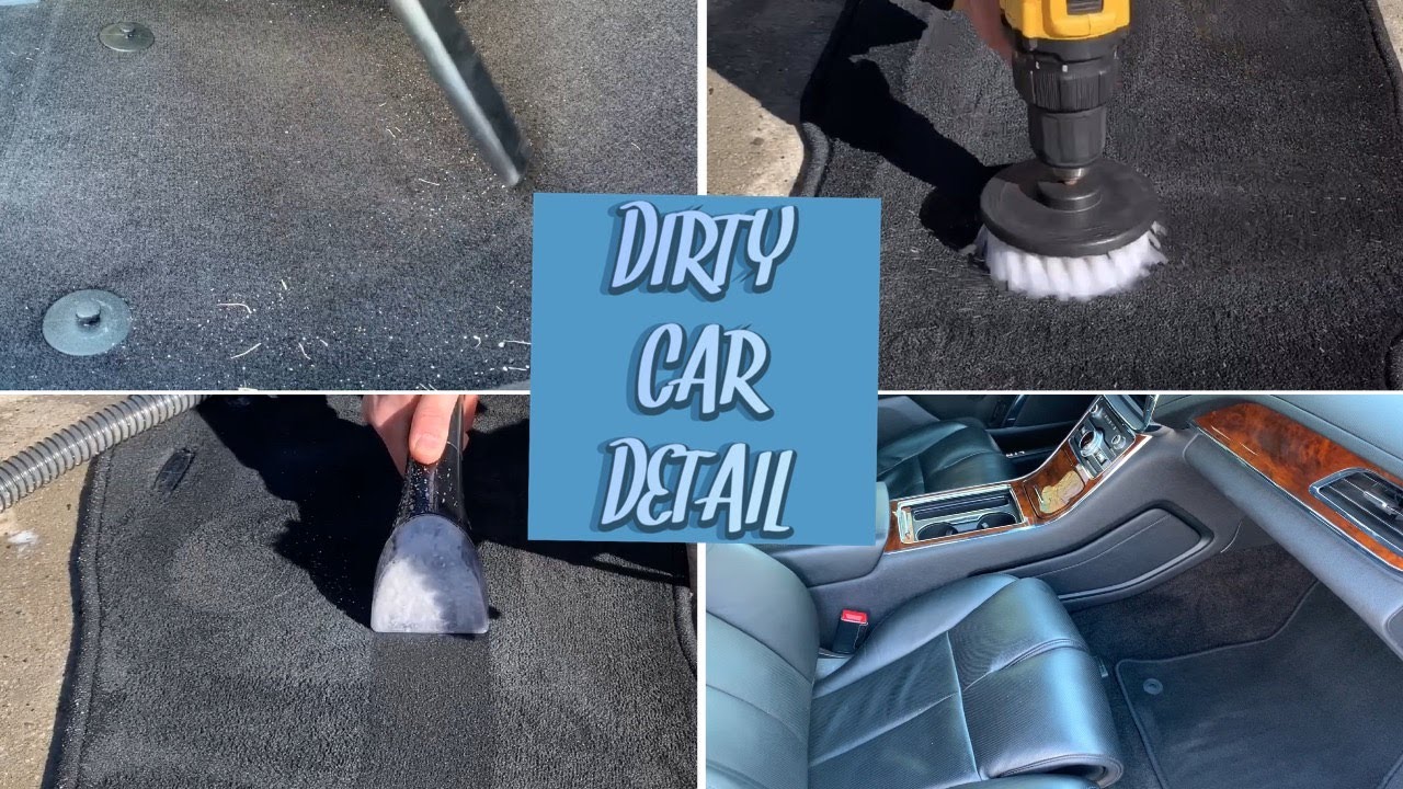 DIRTY CAR DETAILING  | Complete Satisfying Full Interior Detail of A Lincoln Car