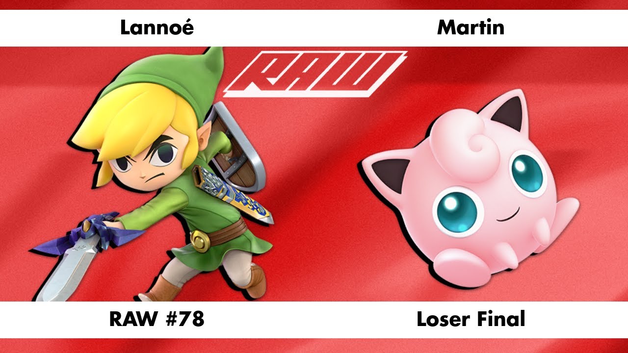 RAW #78 - Lannoé (Toon Link) Vs. Martin (Jigglypuff) - Loser Final