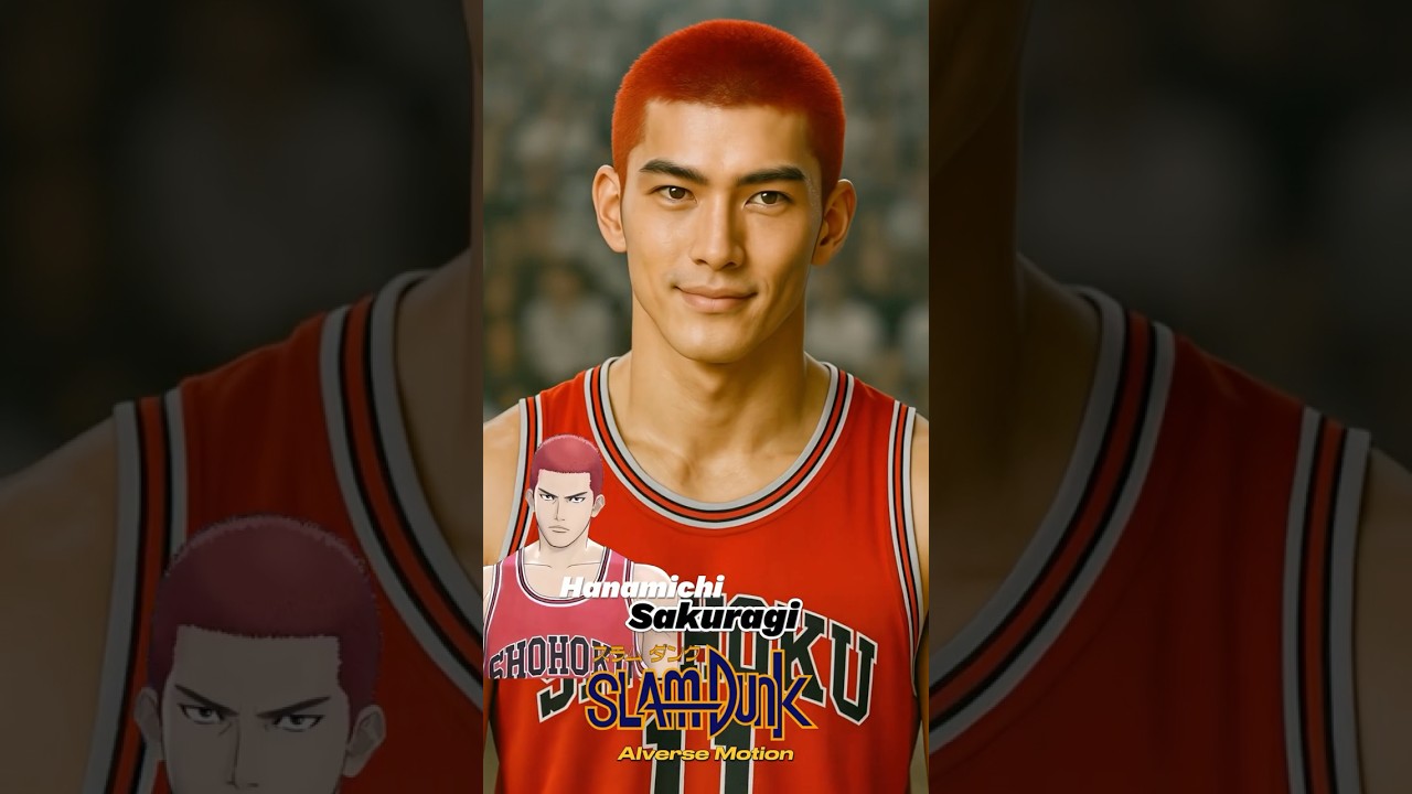 If Slam Dunk Characters Were Real | Meet the Shohoku Legends Realistic AI Transformations 🏀🔥#shorts