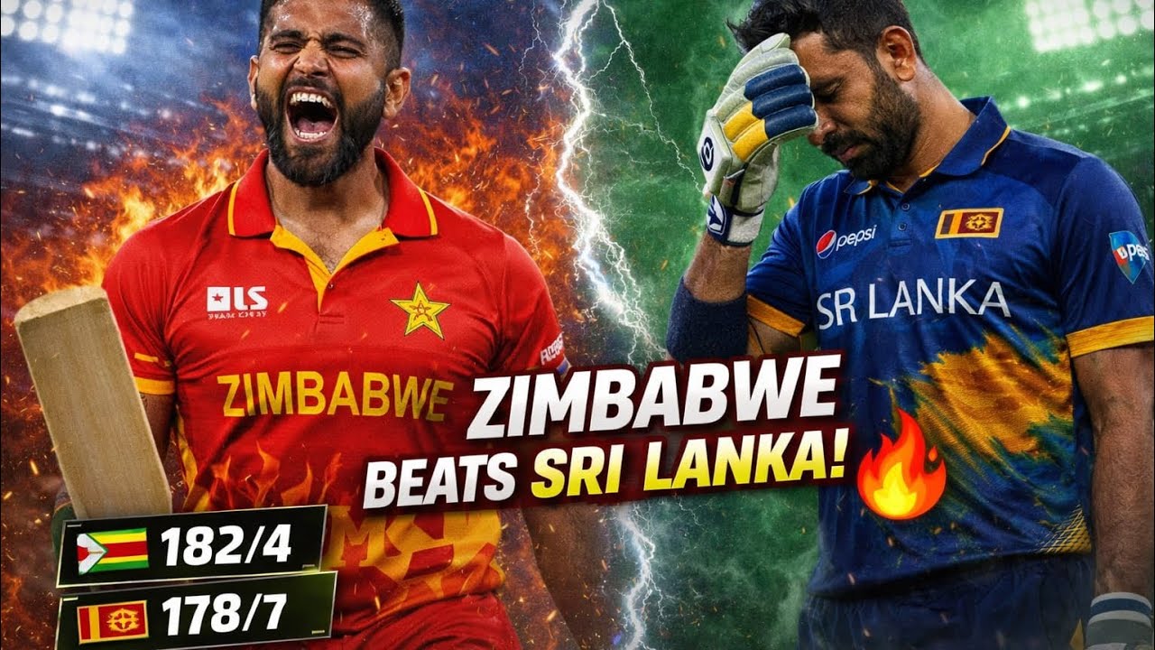 Statement Victory🔥| SL vs Zim | ICC Men's T20 Worldcup