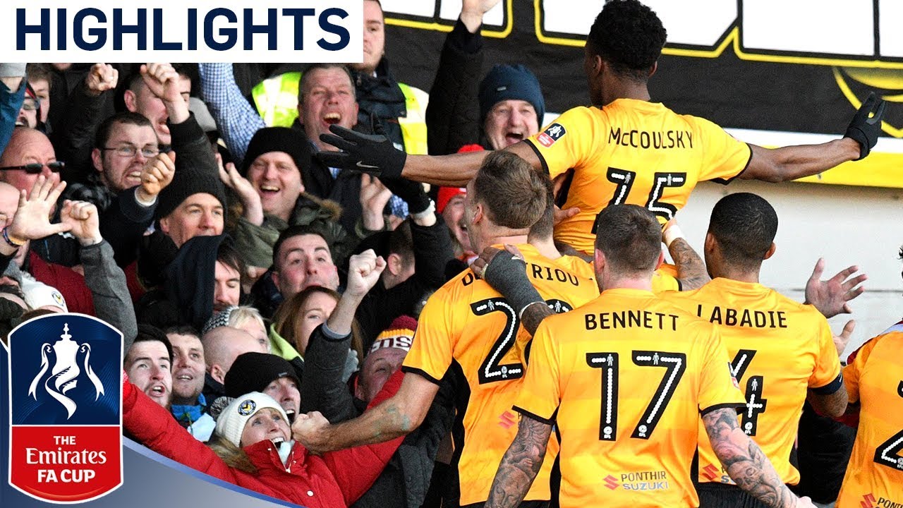 Newport 2-1 Leeds Official Highlights | Last Minute Winner in Cupset! | Emirates FA Cup 2017/18