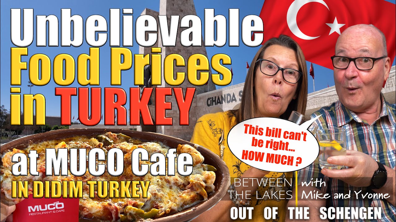 Unbelievable Food Prices in Didim Turkey - Between the Lakes with Mike & Yvonne in Turkey