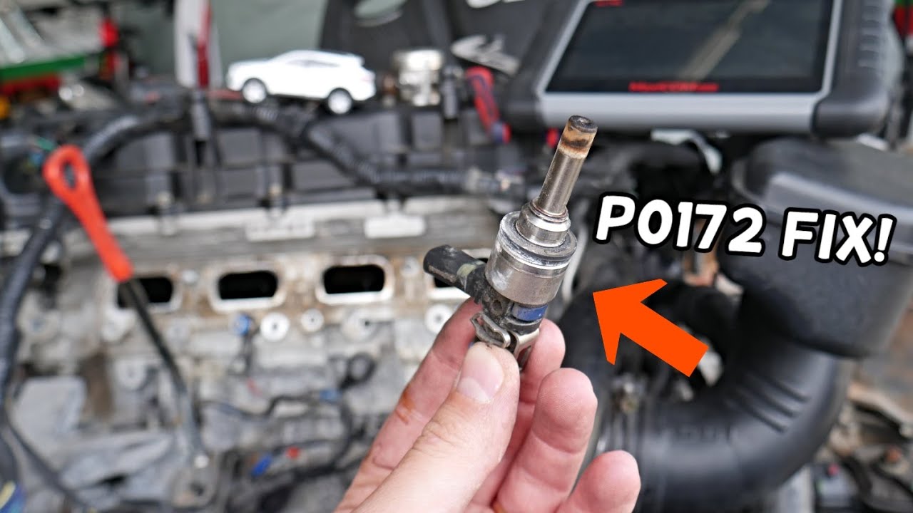 HYUNDAI SANTA FE CODE P0172 SYSTEM TOO RICH BANK 1 CHECK ENGINE LIGHT ON