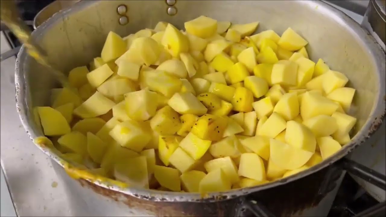 Bulk Cooking 150 Bombay Potato Portions