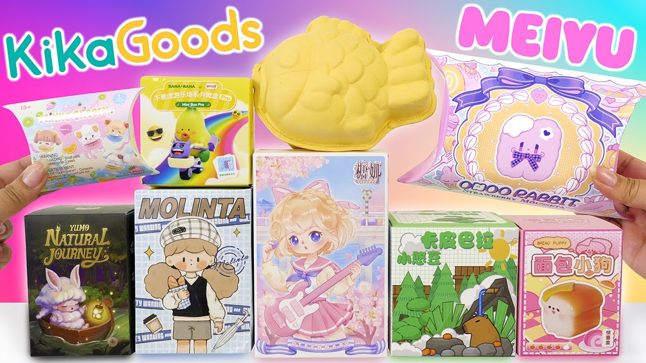 KikaGoods Blind Box Unboxing Chosen By @Meivu ♡ F.un Molinta | Teenar | Planet Bear | Lulu the Pig