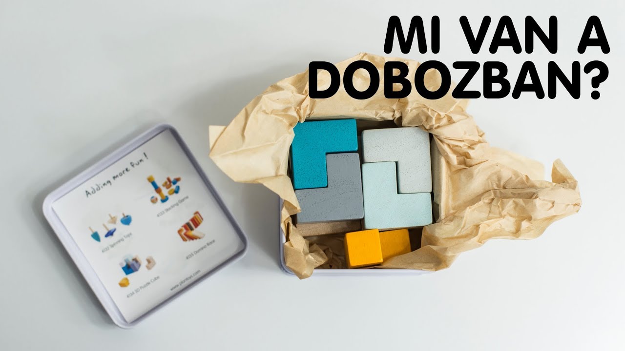 Mi van a dobozban? | PlanToys-PlanMini 3D kocka puzzle | unboxing plantoys