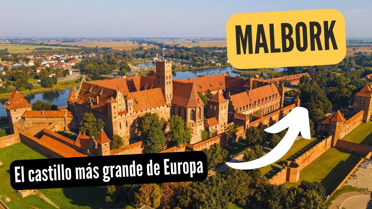 VISITO EL CASTILLO MÁS GRANDE DE EUROPA 🏰 El Castillo de Malbork Polonia y la Orden Teutónica