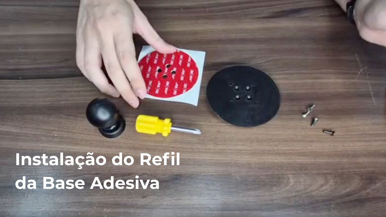 Como fazer a troca de refil da base adesiva Roboflex®