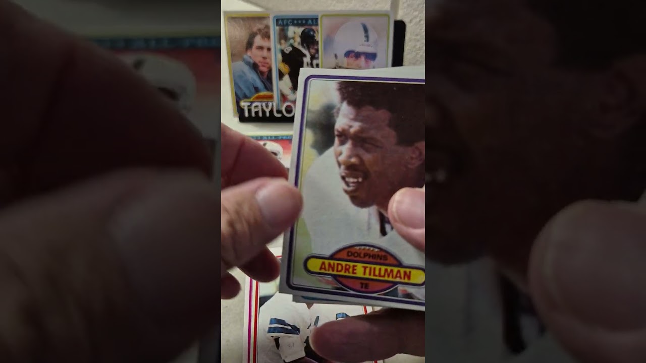 1980 topps football cello pack 