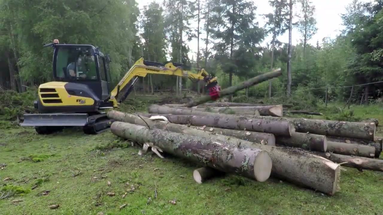 Forestry with Excavator