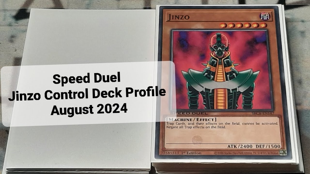Speed Duel Jinzo Control August 2024