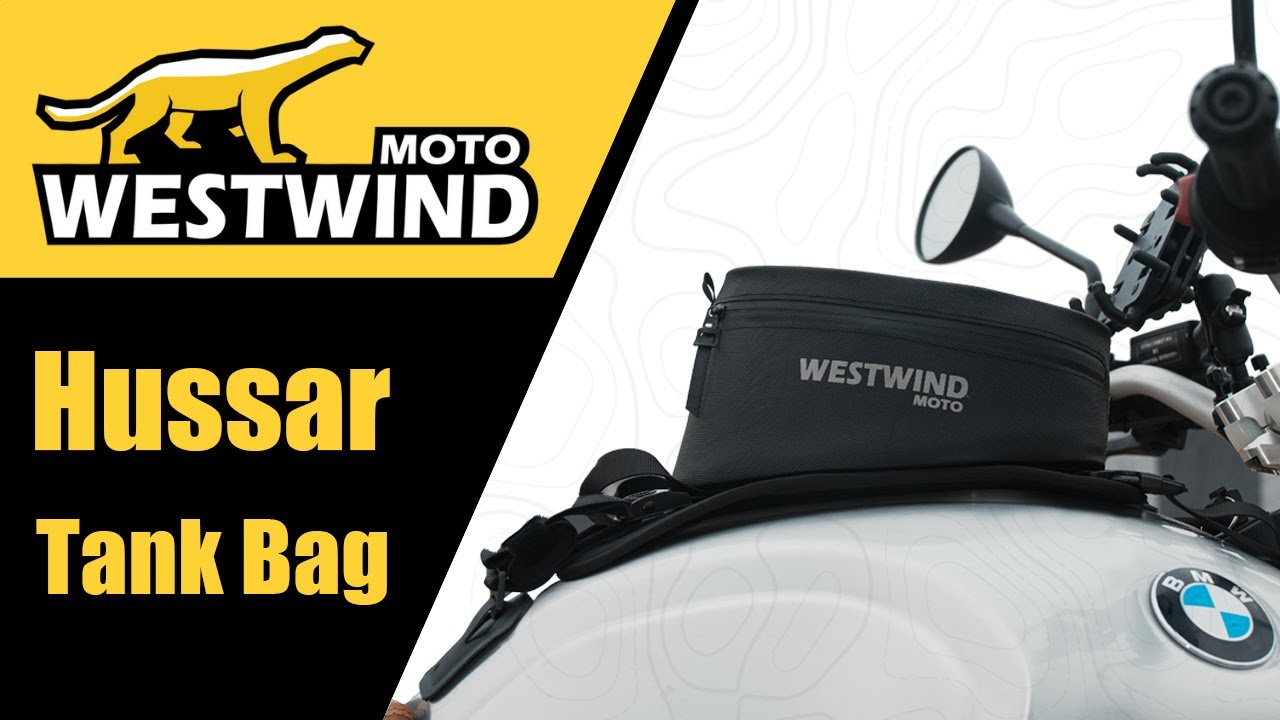 Установка и демонстрация сумки Hussar Tank Bag | Вествинд Мото