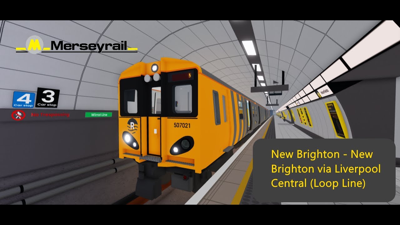 Roblox | Riverrail (Merseyrail) | New Brighton - Liverpool Central & Return