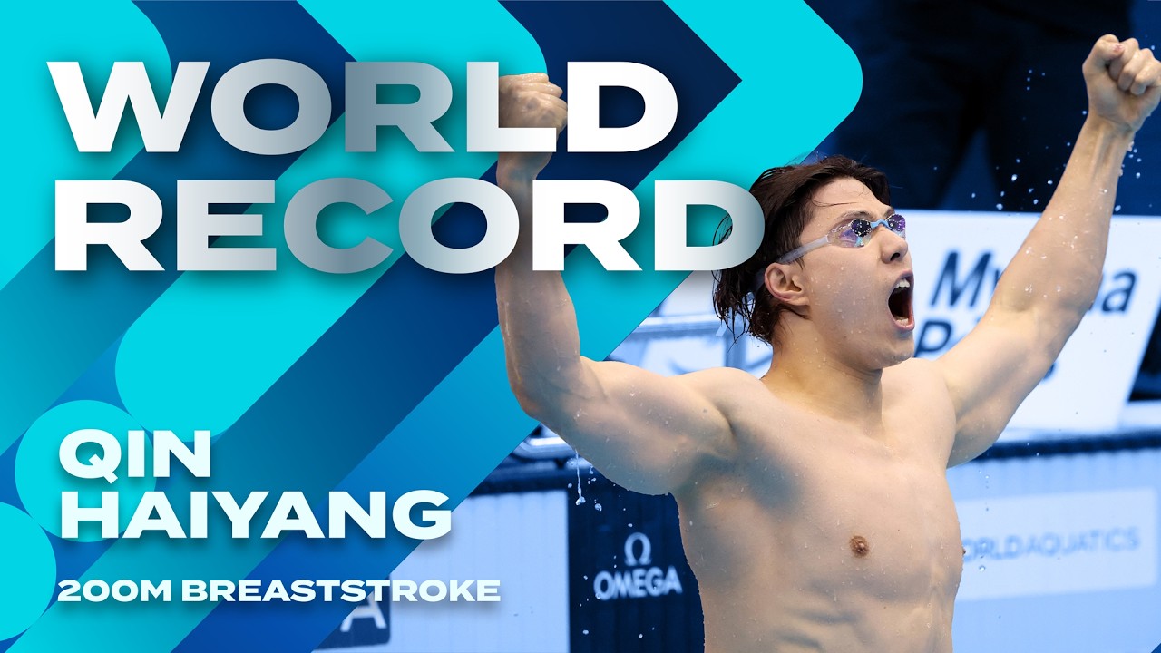 NEW WORLD RECORD | Qin Haiyang | Men 200m Breaststroke