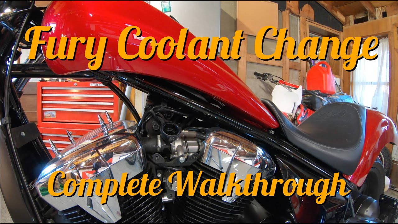 Honda FURY COOLANT CHANGE (Complete Walkthrough)