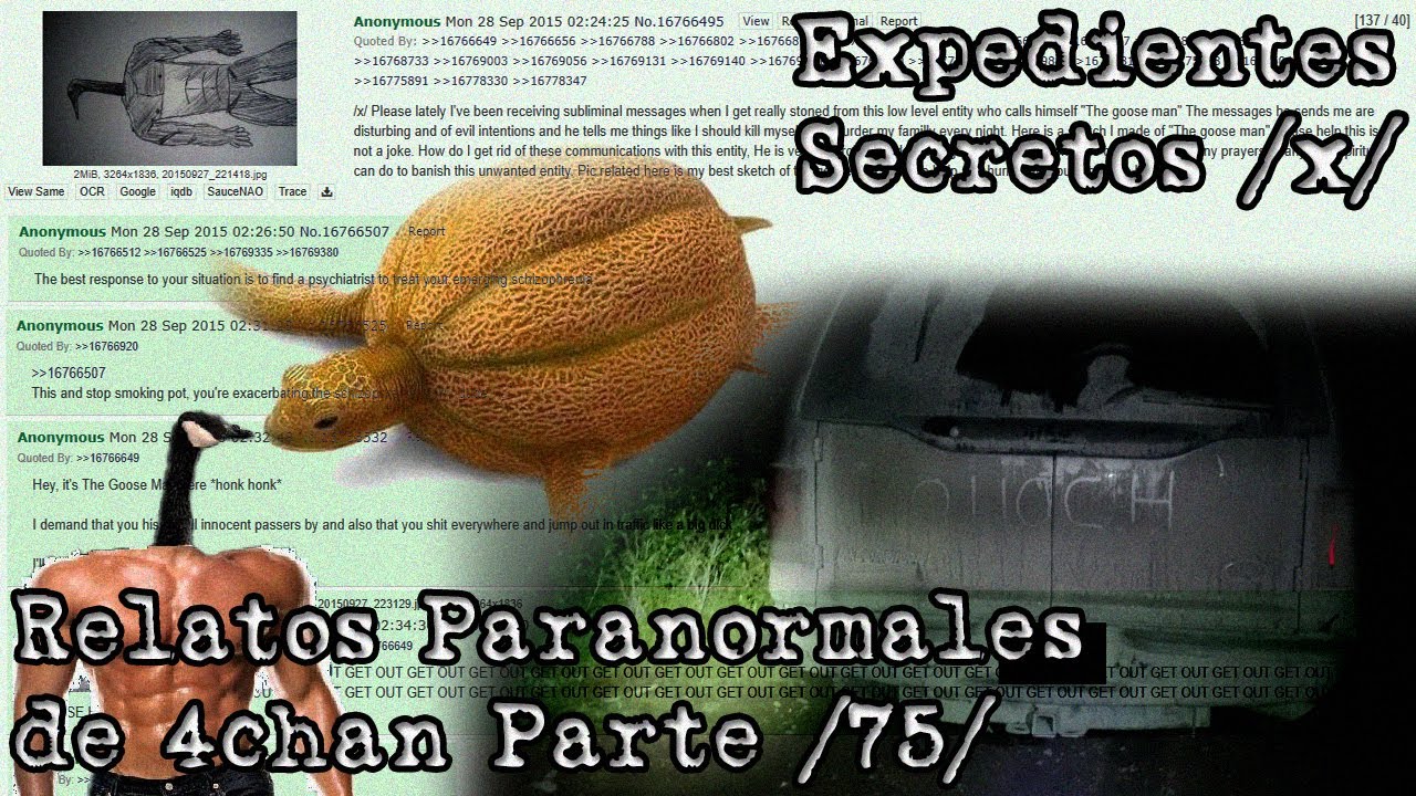 Expedientes Secretos /x/ - Relatos Paranormales de 4chan /75/