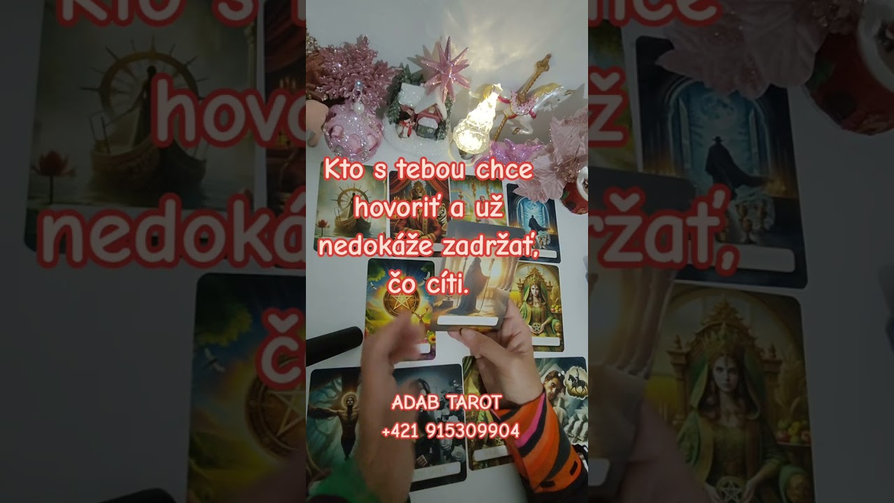 ❤️„Kto s tebou chce hovoriť a už nedokáže zadržať, čo cíti.“❤️ výklad kariet 🔮💎
