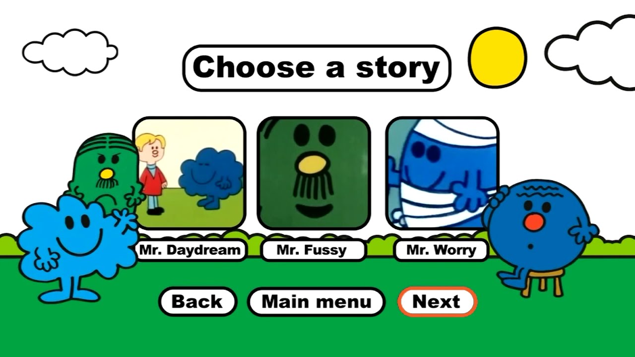 Mr Men - Season 2 DVD Menu - Abbey Home Media Release