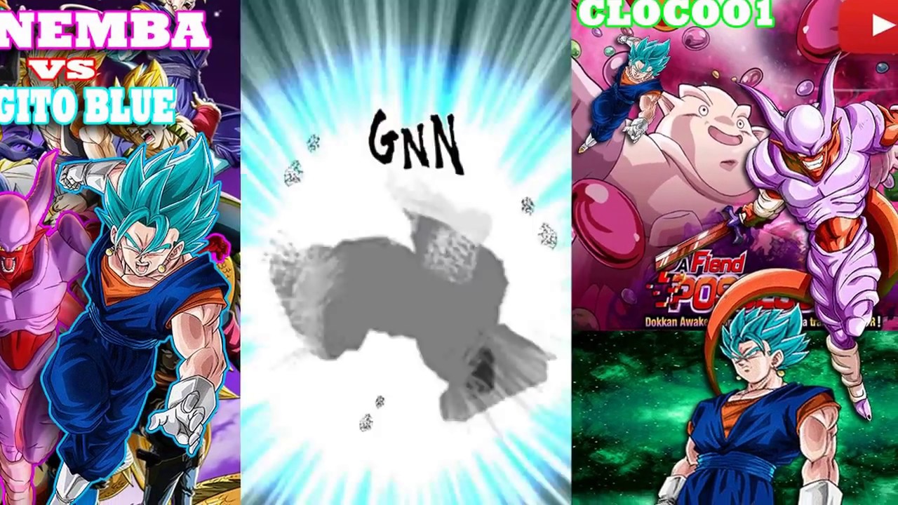 Vegito Blue (Super God Leader) vs Janemba - Dragon Ball Z Dokkan Battle - Vegito is a GOD ! [4D]