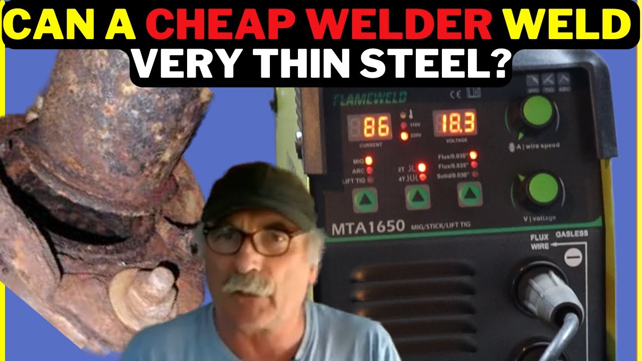Arc Welding Thin Steel - (Trying To Weld Exhaust Pipe)
