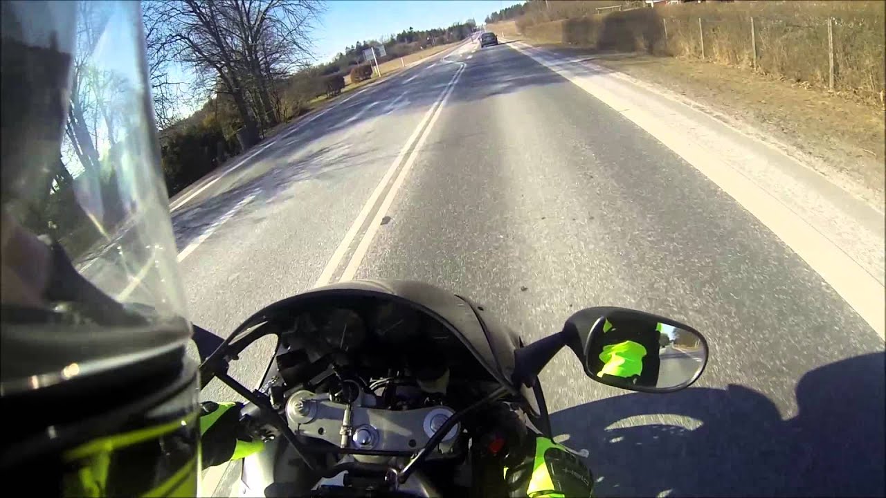 GoPro Hero 3 test on Yamaha YZF 1000 R ThunderAce No Music!