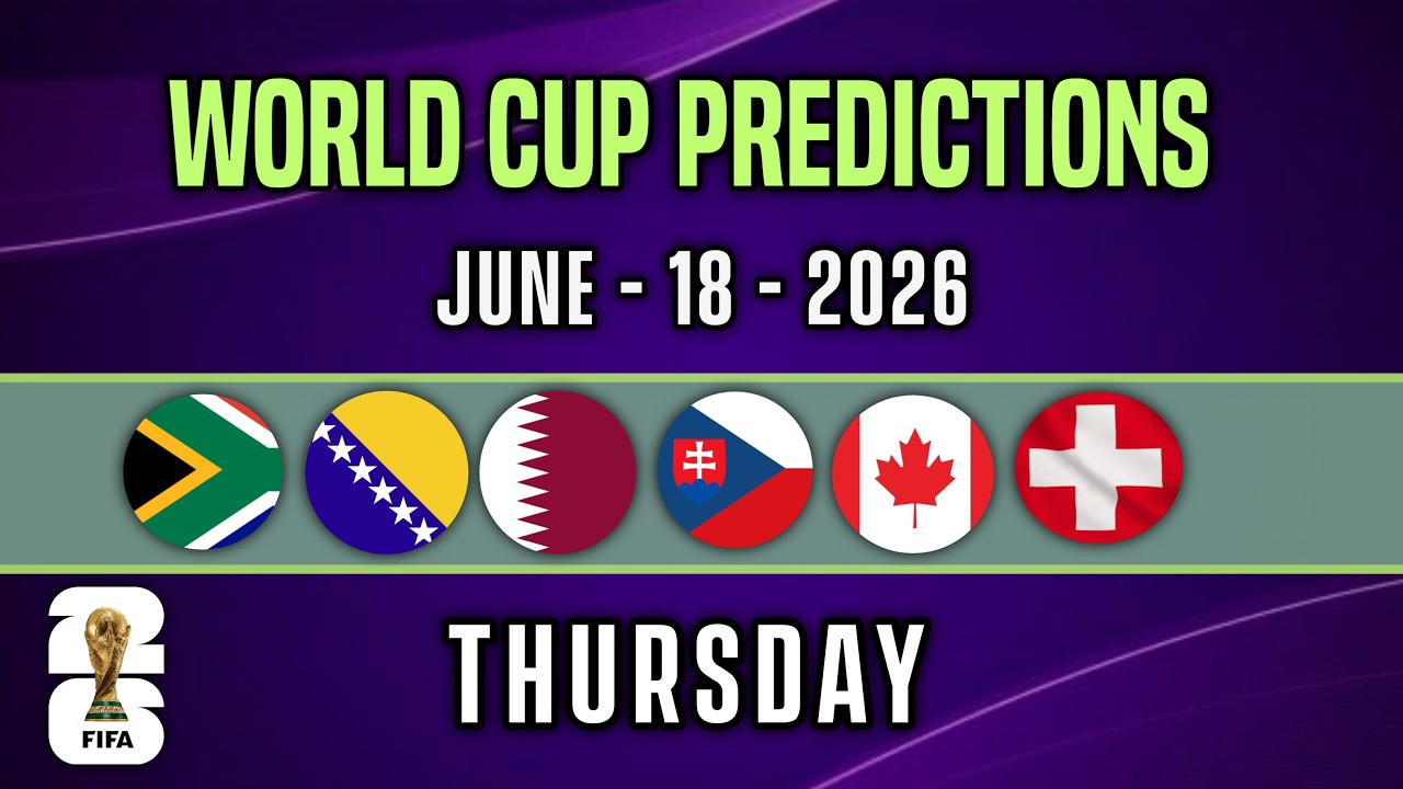 ✅ Football Predictions Today | THURSDAY 18 | WORLD CUP TIPS | Over 2.5 & BTTS
