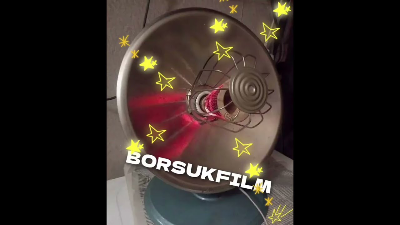 Портативный газовый обогреватель!!)) Паробалический савецкей!!))
