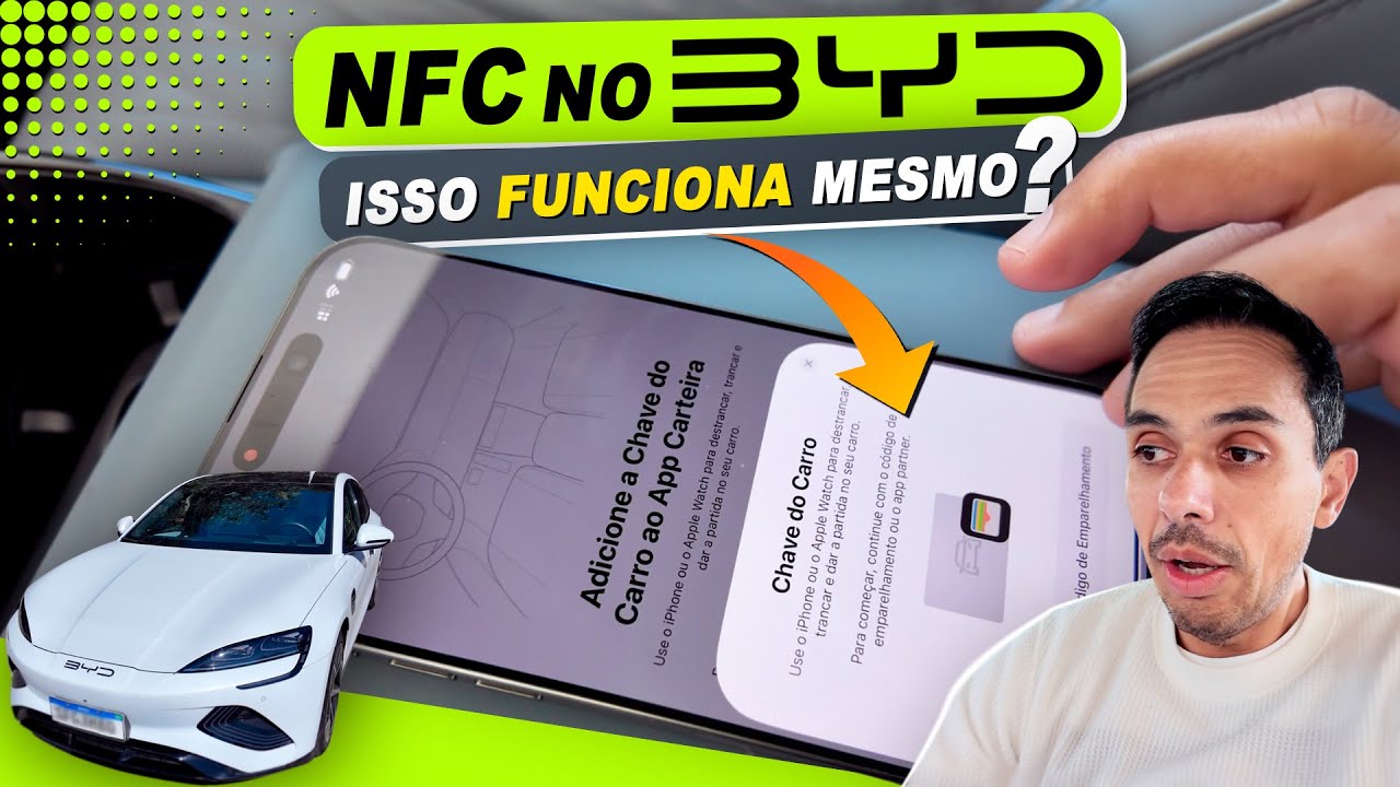 Configurando a chave do BYD no iPhone — use seu iPhone como chave! #macmasi #byd #bydseal