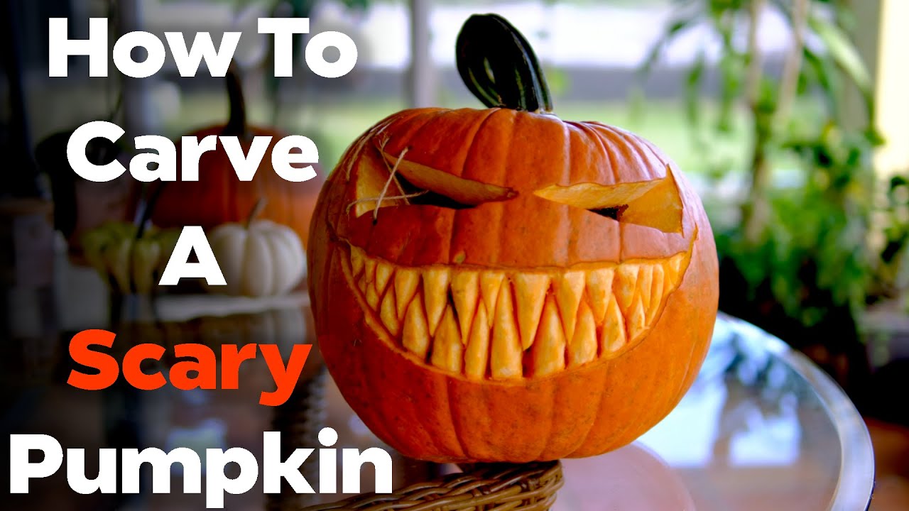 Carve This Simple and Scary Pumpkin
