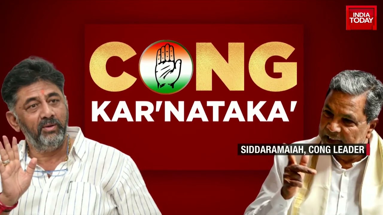 Congress Leaders Siddaramaiah & DK Shivakumar Hug Each Other, Say Winning Polls Their Main Concern