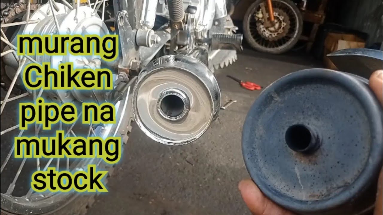 pinakamura at saktong chiken pipe ni honda tmx 125 / 155 rusi atbp.  na mukang stock