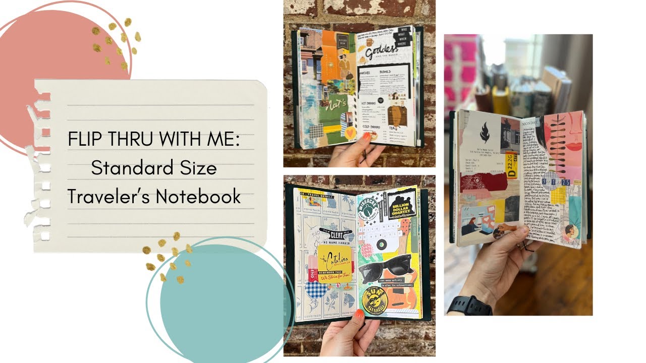 Traveler's Notebook Flip Through | #travelersnotebook #junkjournal #planning