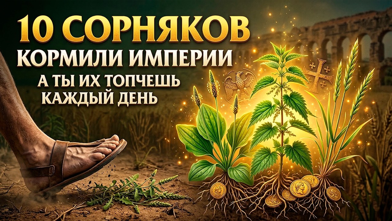10 Сорняков, Которые Кормили Империи — А Ты Их Топчешь Каждый День