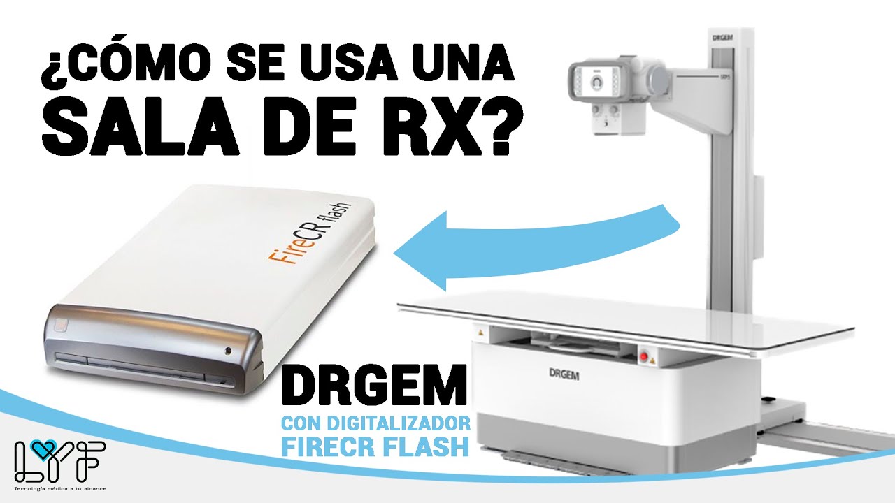 ¡Así funciona la sala de rayos x DRGEM y el digitalizador FIRE CR FLASH!