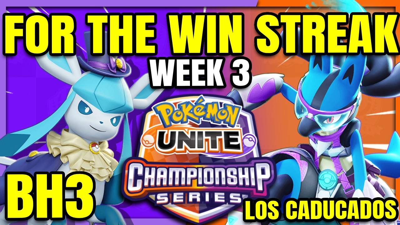 UNDEFEATED RUN?! BH3 vs Los Caducados - UCS EU | Pokemon Unite