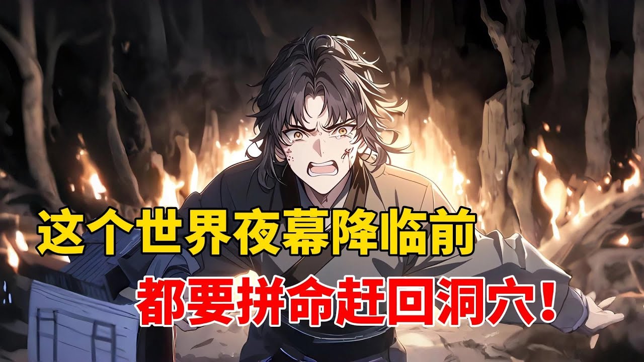 每当这个世界夜幕降临前，我都要拼命赶回狭小的洞穴！！